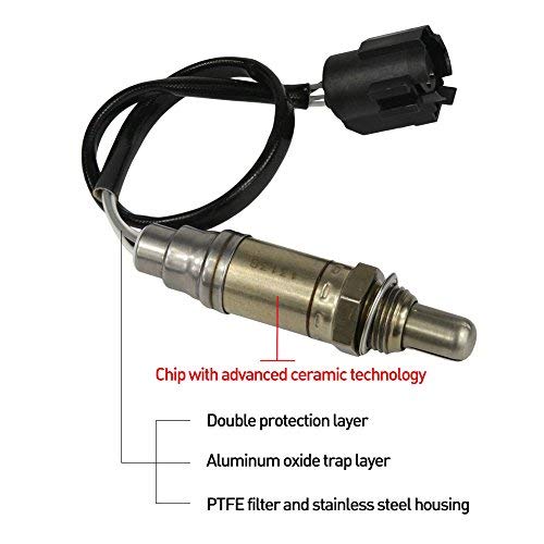 234-4078 2344078 13138 Oxygen O2 Sensor Downstream Compatible with Chrysler 300M Concorde Intrepid Sebring Stratus 2001 2002 2003 2004, Dodge Dakota Durango Jeep Cherokee Wrangler 1997-2000