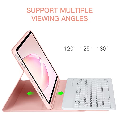 Bqss Ipad Air 5Th Generation 10.9“2022, Slim Smart Keyboard Case For Ipad Air 5Th Gen 2022/Air 4Th Gen 2020 10.9 Inch/Pro 11 Inch 2018,Detachable Wireless Keyboard,Pencil Holder #TOP5