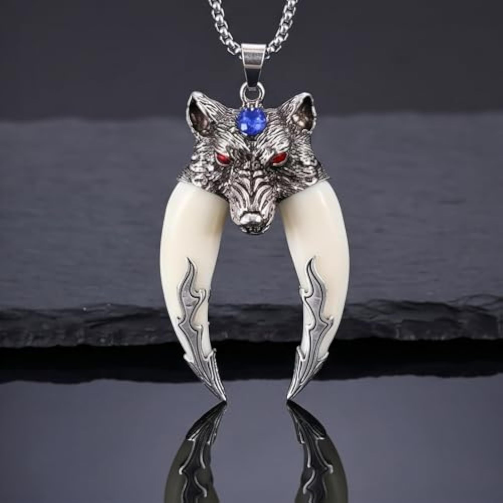 Men's Pure Titanium Steel Pendant with Chain
