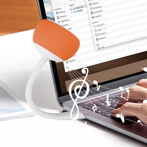 Altavoz con cable flexible barra sonido escritorio USB para PC pequeña 2