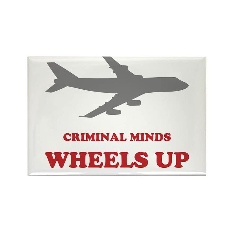 CafePress Criminal Minds: Wheels Up Magnets Rectangle Magnet, 3"x2" Refrigerator Magnet