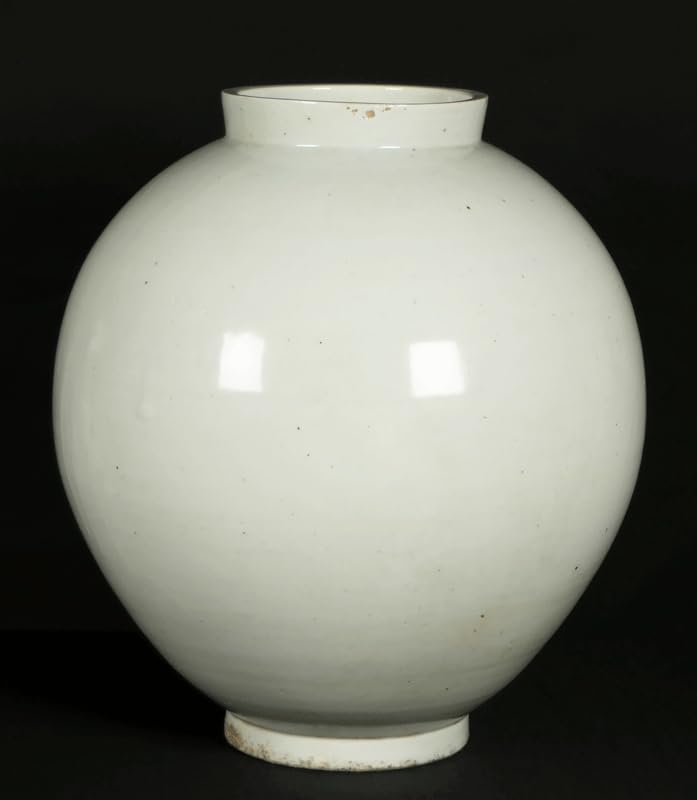 東北民窯‐ 平清水焼 真っ白 おおきな水鉢 / 山形 古陶磁 李朝 白