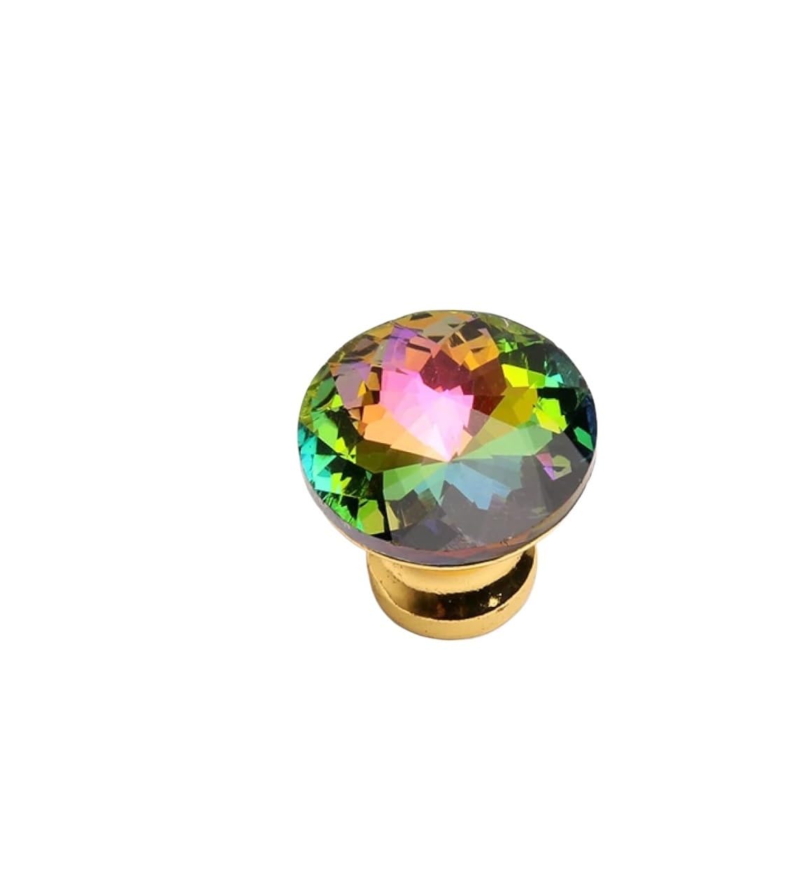 Bszcxbvmp Onecolor Crystal Drawers Knobsb, Crystal Drawer Knobs 4 Pc 30 Mm Multicolor Diamond Glass(Onecolor)