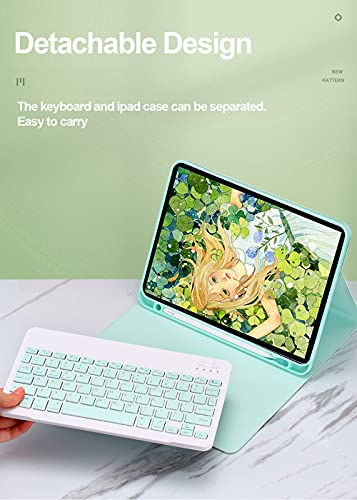 Clavier amovible étui iPad Mini résistant avec veille intelligente menthe - 4