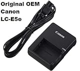 LP-E5 Battery Charger for Canon EOS Rebel XS, Rebel T1i, Rebel XSi, 1000D, 500D, 450D, Kiss X3, Kiss X2, Kiss F, LC-E5, CBC-E5