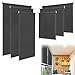 LZQ Auvent vertical pour balcon - Protection solaire - Résistant aux UV - Coupe-vent et brise-vue - Voile d'ombrage vertical pour balcon, terrasse, 100 x 240 cm - Anthracite