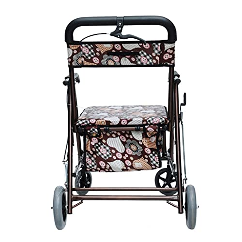 Chariot de rangement déambulateur de course avec panier élargi - 7