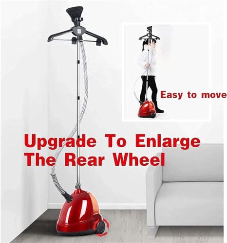 CHIPEL garment steamer in use steaming clothes