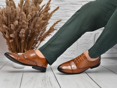 Image of HEALTH FIT Men's Super Soft Ortho Comfortable with Soft Sole Ultra-Lightweight for Gents Luxury Formal Shoes 1263