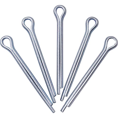 SKIR'CO (10 pièces) Goupilles Acier Zingué 4 x 40 mm, Goupilles Fendues, DIN 94, Goupilles Métal