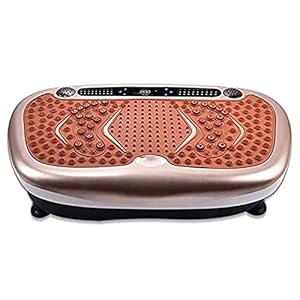 Vibration Plate Exercise Machine Whole Body Workout Vibration Fitness Platform with Remote Control Pressure Massage and Play Music Home Fitness Training Equipment for Weight Loss