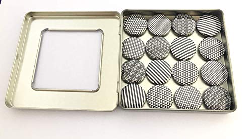 Set de 16 Imanes Decorativos Blanco y Negro miniatura 5