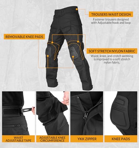 image for VOTAGOO GEAR G3 Combat Uniform Set for Men Tactical Camouflage Clothin