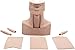 Tracheotomy Care Training Manikin, Manikin Cartilage Tracheotomy Training Model, PVC Cricothyrotomy Care for Science Lab Study Practice.
