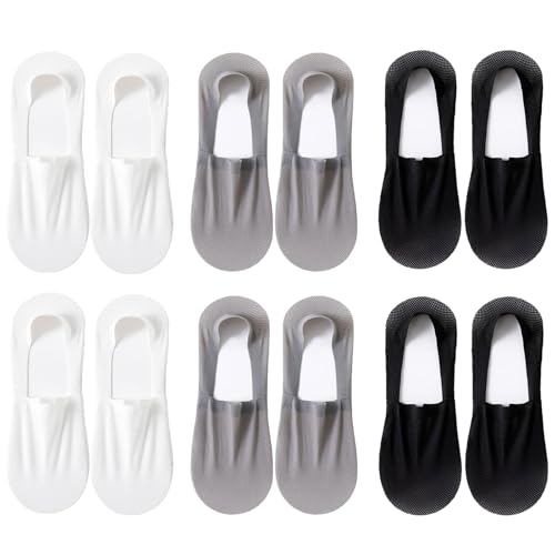 Velthentic Socks Invisible Breathable Anti-Slip Socks, Lightweight Breathable 3 & 4 & 6 Pair Packs