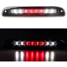 Tresound for 1997-2010 Dodge Dakota LED Bar 3rd Third Tail Brake Light Rear Cargo Lamp High Mount Stop light Chrome Housing Smoke Lens