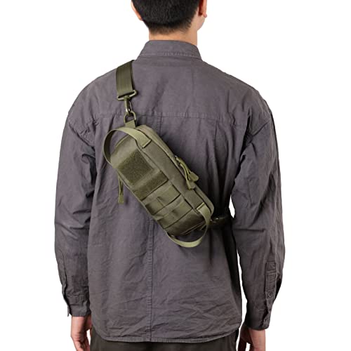 Molle Bag, Molle Mochila Pouch Bag À Prova D' Água Militar Sing Pack Bag Sling Sling Shoulder Bag p
