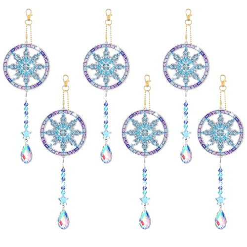 Suspension flocon strass double face pour votre déco de fenêtre