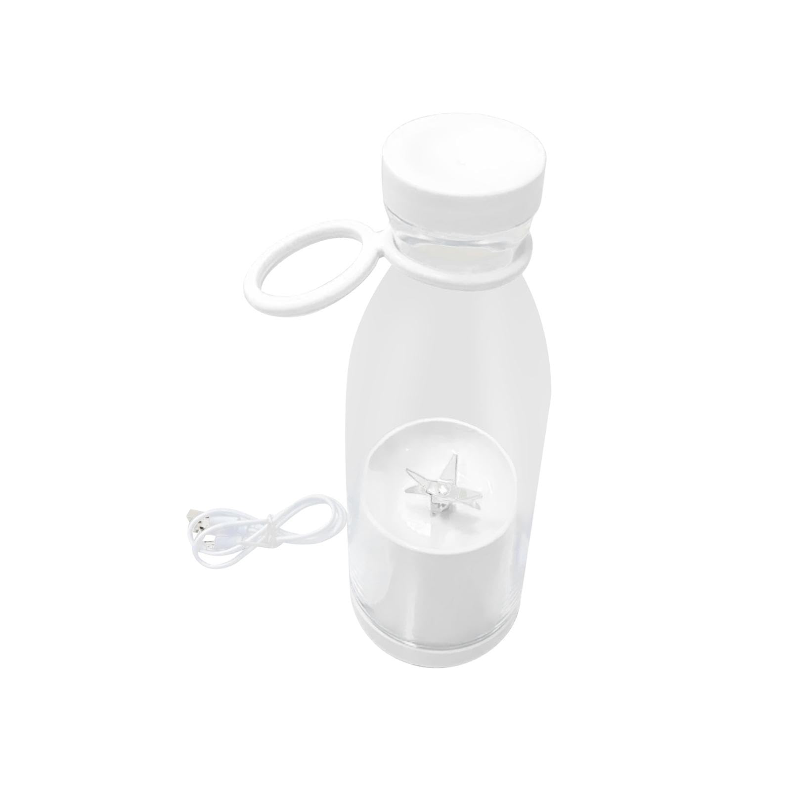 Personal Travel Blender 420ml Electric Juicer for Grapefruits Mixing Oranges White-image-2