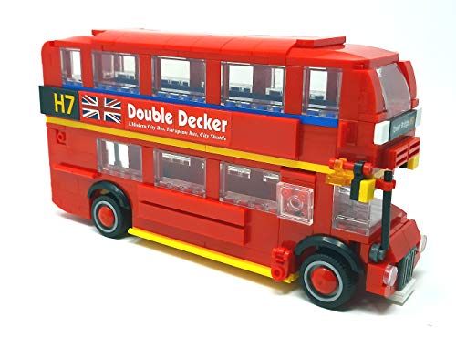 Preisvergleich Produktbild Modbrix Bausteine Bus Doppeldecker Londoner Bus, 382 Klemmbausteine