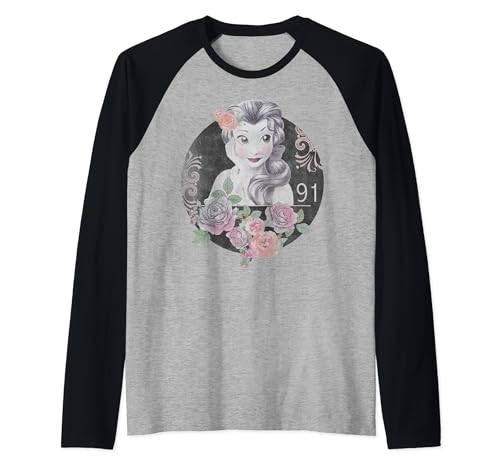 T-shirt Belle Disney Beauty and the Beast anti-déformation manches raglan confort