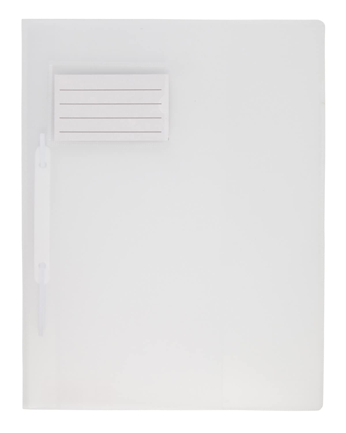 IDENA 307851 File Folder for DIN A4 Excess Width, Clear