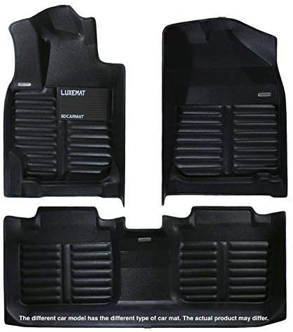 Custom All Weather Premium Car Mat for 2016-19 Honda Civic | Anti-Slip Auto Flooring | Waterproof & Dirt Proof | Eco-Friendly & Easy to Clean (Black, PU Leather Material)