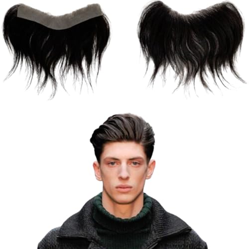 Voloria Men Forehead Hairline Toupee 100% Human Hair...