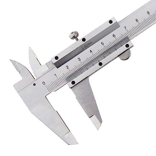 LATRAT - Herramienta de medición de precisión para pie de corrediza, profesional con patas corredizas, 0-150 mm