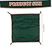 NASSMOSSE Blue Waterproof Rain Fly for Tent 22x22, Camping Canopy Sunshade Tarp for 3–4 Person Outdoor Shelter