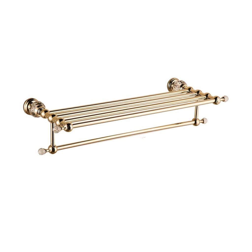 Porte-serviettes de style européen doré en cuivre pour sublimer votre intérieur
