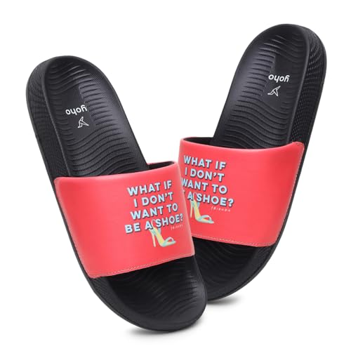 Image of YOHO Sliders for Women | Comfortable and Lightweight Slides | WB Cartoon & Comic Characters: Tom & Jerry, Big Bang Theory, Friends, Games of thrones and Wonder Woman Footwear for Girls