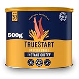 TrueStart Barista Grade Instant Coffee – Smooth Original Barista, 500g (Makes 275 Cups) Mycotoxin-Free Coffee & Rich in Antioxidants, Premium Freeze-Dried, 100% Full Flavour, Smooth Rich Roast
