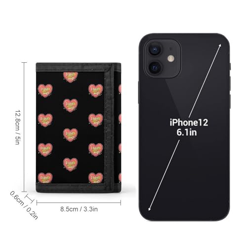 I Love Corn Dogs Custom Trifold Wallet Front Pocket Credit Card Holder with Coin Purse for Men Women Travel Gifts2