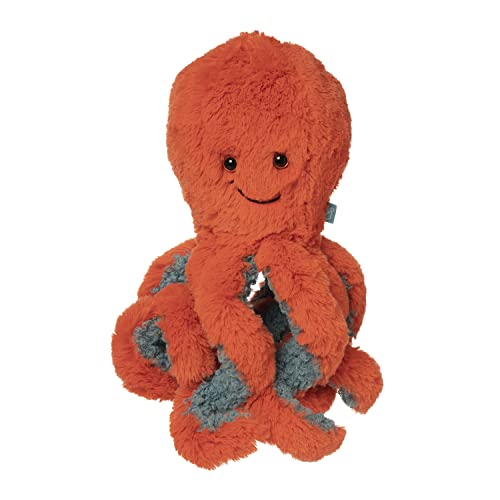 Image of Manhattan Toy Coral Orange Octopus 12" Ocean Sea Life Stuffed Animal Toy