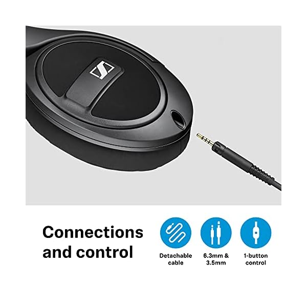 Sennheiser Consumer Audio HD 569 Closed Back Headphone, Wired, Black - Image 7