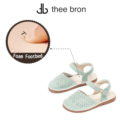 Image of THEE BRON Toddler Girls Espadrilles Sandals Hollow Out Rustic Dress Shoes