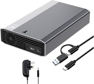 ModusTech 4TB External (DESKTOP) Hard Drive USB 3.1 Type-C - High-Speed Data Storage for PC, Mac, Laptops, and Gaming Consoles - Durable Design, Compatible with Windows, MacOS, Linux (4.0, TB)