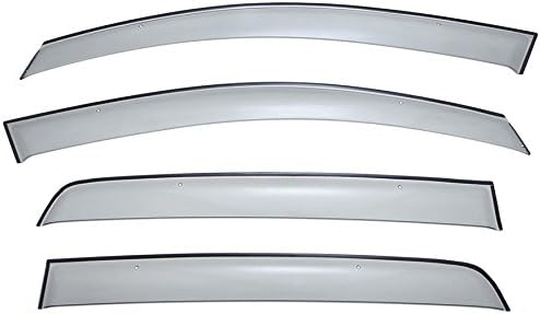 WellVisors Window Visors Wind Deflectors Compatible with Volkswagen VW 2006-2009 Golf GTI MK5 Rabbit 5 Hatchback Premium Series Rain Guards 3-847VW007