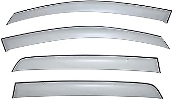WellVisors Window Visors Wind Deflectors Compatible with Volkswagen VW 2006-2009 Golf GTI MK5 Rabbit 5 Hatchback Premium Series Rain Guards 3-847VW007
