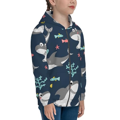 Funny Construction Vehicles Kid Hoodies Boys Zip Up Sweatshirts Girls Pullover with Pocket4