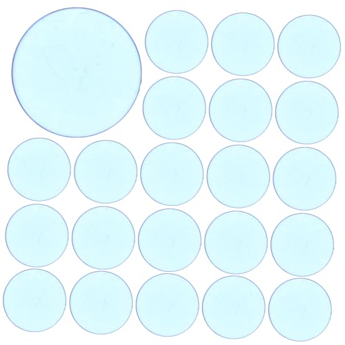 BRIGHTFUFU 100 Fichas De Bingo Azules, Fichas De Conteo Transparentes, Contadores De Manipulaciones De Colores para Juegos De Bingo, Aula, Actividades De Aprendizaje Familiar
