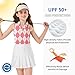 Soneven Girls Sleeveless Golf Polo Shirts V Neck Tennis Shirts Quick Dry Athletic Tank Tops for Age 4-16 Years