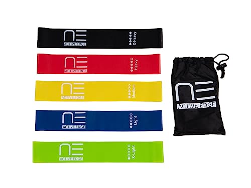 Active Edge Latex Resistance Bands - Exercise Equipment for Home ...