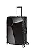 Produktbild Travelhouse Roma Koffer Schwarz L-77cm · Alu Rahmen · Polykarbonat Hartschale · Trolley Reisekoffer Reisegepäck · 2X TSA Zahlenschloss · 4 Doppelräder · 360°Rollen · Marken-Qualität · Vol. 108L