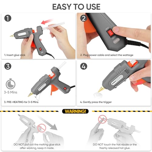 ROMECH Dual Power 60/100W Glue Gun