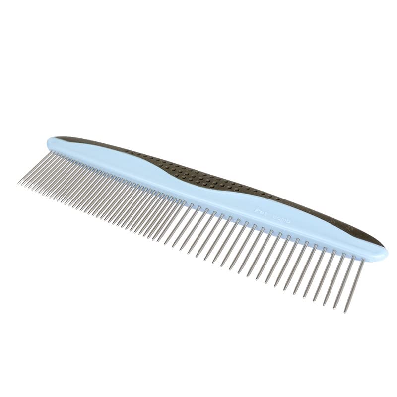 MODODOU Dog Comb for Removes Tangles and Knots - Cat Comb for Removing Matted Fur - Grooming Tool with Stainless Steel Teeth and…