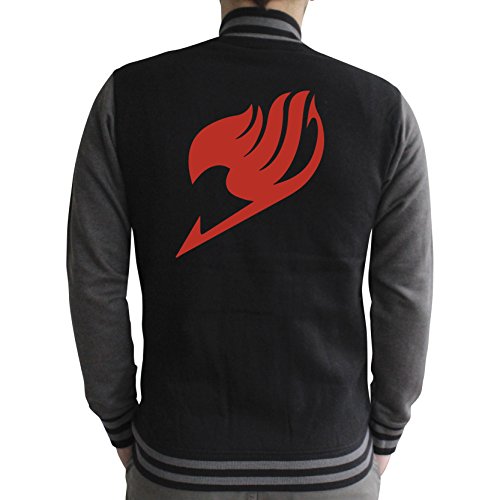ABYstyle - Fairy Tail - Teddy - Emblem uomo Nero/Grigio Scuro - L…