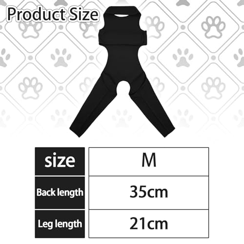 Hunde-Body für Hinterbeine, Hundebody Nach op Body, Welpe nach Op Hundebody, Hundebody Nach Op Mit Bein, Anti-Wundlecken Op Body Hunde, Hundebody Nach Op, für Haarausfall, Anti-Lecken, Wundschutz