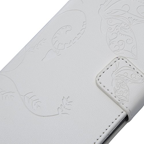 Cover Galaxy S8 Bianca,Bonice Custodia Retro Fiore...